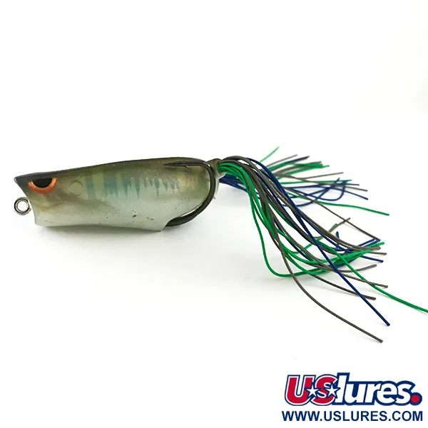 SPRO Dean Rojas Bronzeye Frog Popper , 1/2oz  Misty Shad fishing #6485