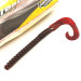   Berkley Power Worm soft bait,  Dark Red with Blue Glitter fishing #6487