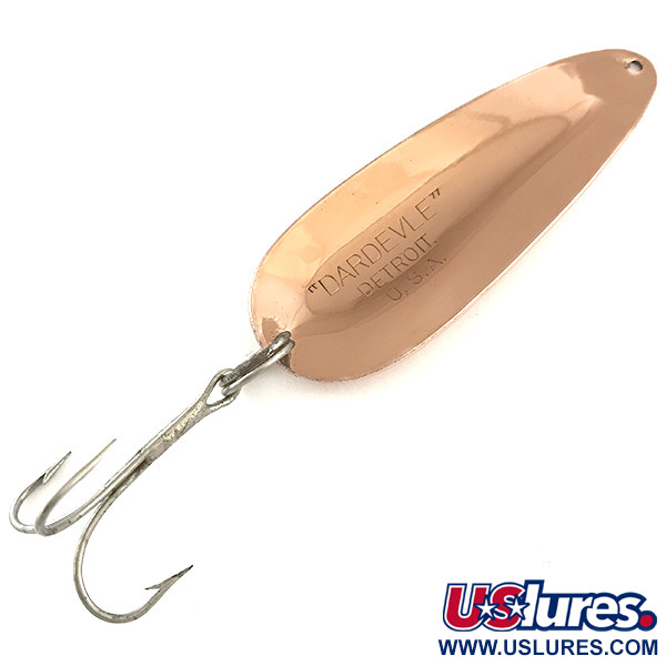 Vintage  Eppinger Dardevle, 1oz Copper fishing spoon #6492