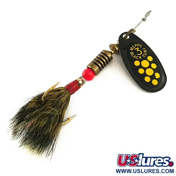 Mepps Black Fury 3 Dressed (squirrel tail)