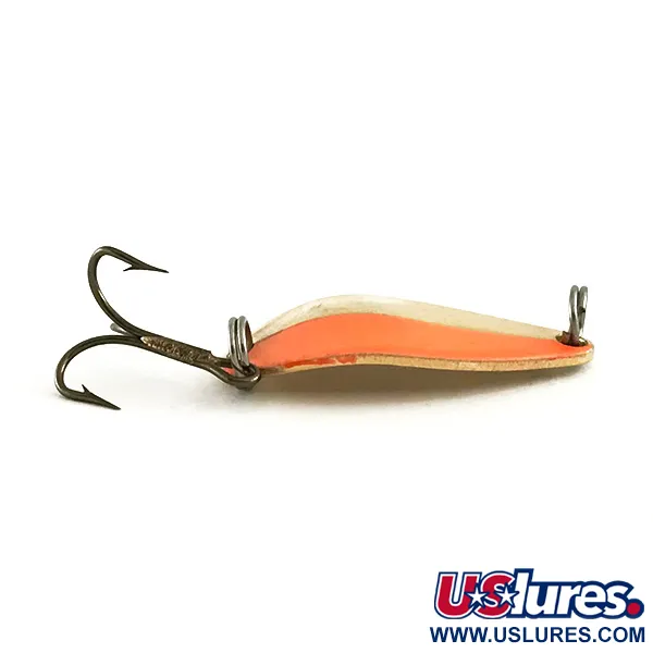 Vintage   Acme Little Cleo, 1/8oz Gold / Orange fishing spoon #6498