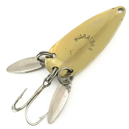 Vintage Marathon (with sonic blades), 1/4oz Gold fishing spoon #6500