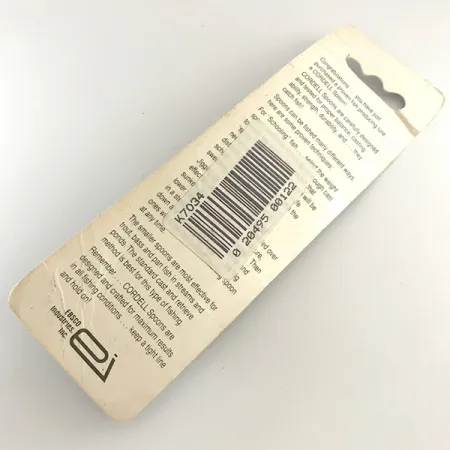 Cotton Cordell CC Spoon Jig Lure, 3/4oz Silver fishing spoon #6503