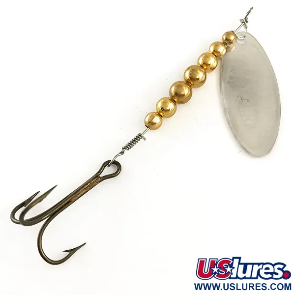  Renosky Lures Swiss Swing 5, 3/16oz Nickel / Brass spinning lure #6513