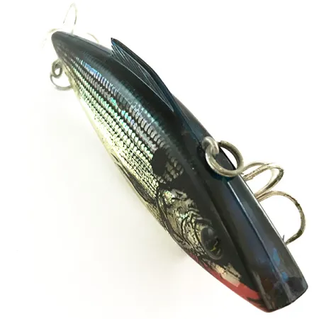 Vintage Cotton Cordell TH Spot, 1/2oz Rainbow Black fishing lure #6518