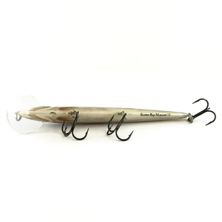 Vintage Rapala Scatter Rap Minnow, 3/16oz Custom HD Live Smelt fishing lure #6519