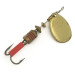 Vintage   Mepps Aglia 1, 1/8oz Gold spinning lure #6528