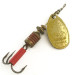 Vintage   Mepps Aglia 1, 1/8oz Gold spinning lure #6528