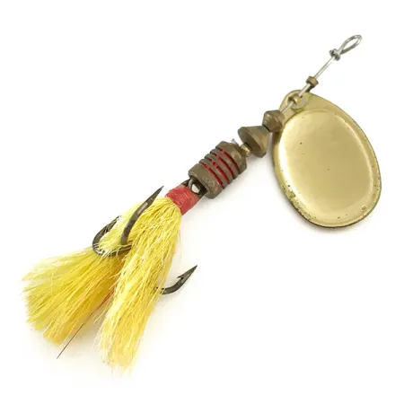 Vintage Mepps Aglia 2 dressed, 3/16oz Brown Trout spinning lure #6529