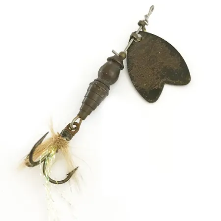 Vintage Mepps Thunder Bug, 1/8oz Brown spinning lure #6530