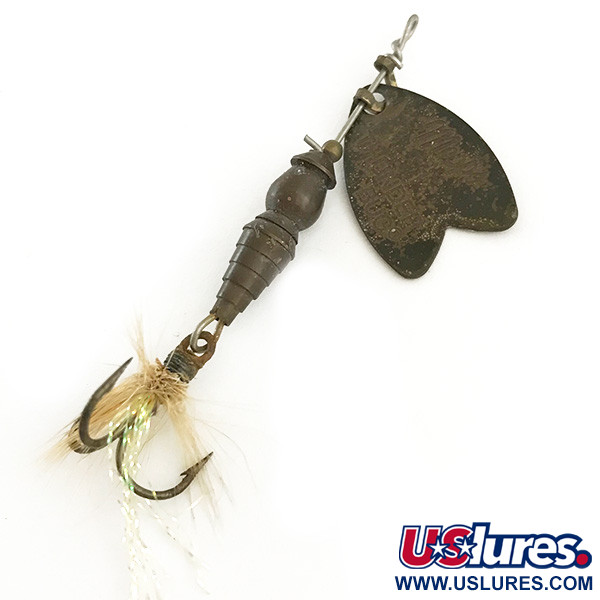 Vintage   Mepps Thunder Bug, 1/8oz Brown spinning lure #6530