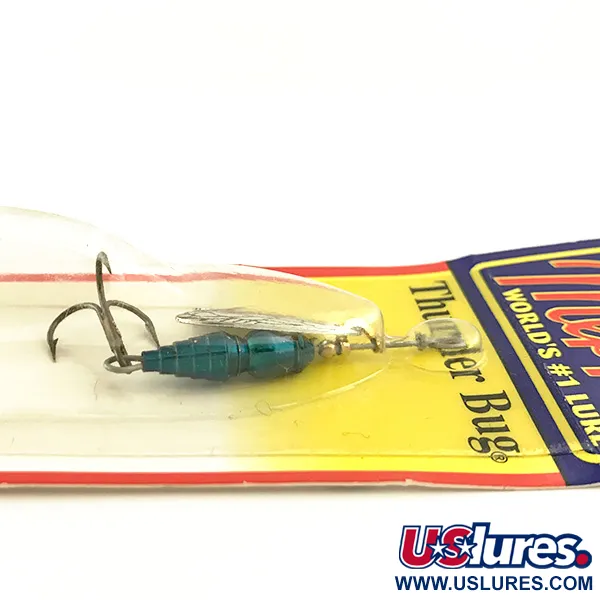   Mepps Thunder Bug, 1/8oz Gold / Blue spinning lure #6535