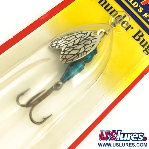   Mepps Thunder Bug, 1/8oz Gold / Blue spinning lure #6535