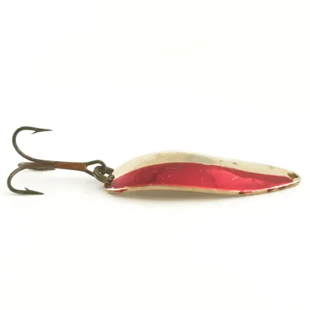 Vintage Seneca Little Cleo (Hula Girl), 1/2oz Gold / Red fishing spoon #6539