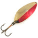 Vintage  Seneca Little Cleo (Hula Girl), 1/2oz Gold / Red fishing spoon #6539