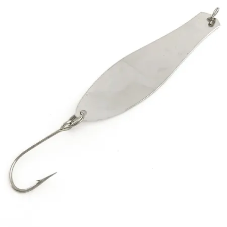 Vintage Prescott Spinner Thin Doctor 175, 1/4oz Nickel / Red fishing spoon #6541