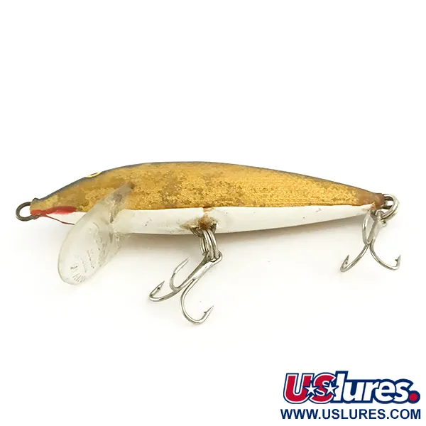 Vintage Rapala Countdown, 1/4oz Gold fishing lure #6545