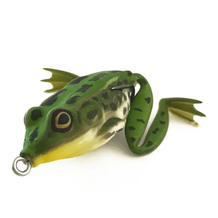 Vintage Lunkerhunt LH Weedless LunkerHunt Lunker Frog​, 1/2oz Frog fishing spoon #6549