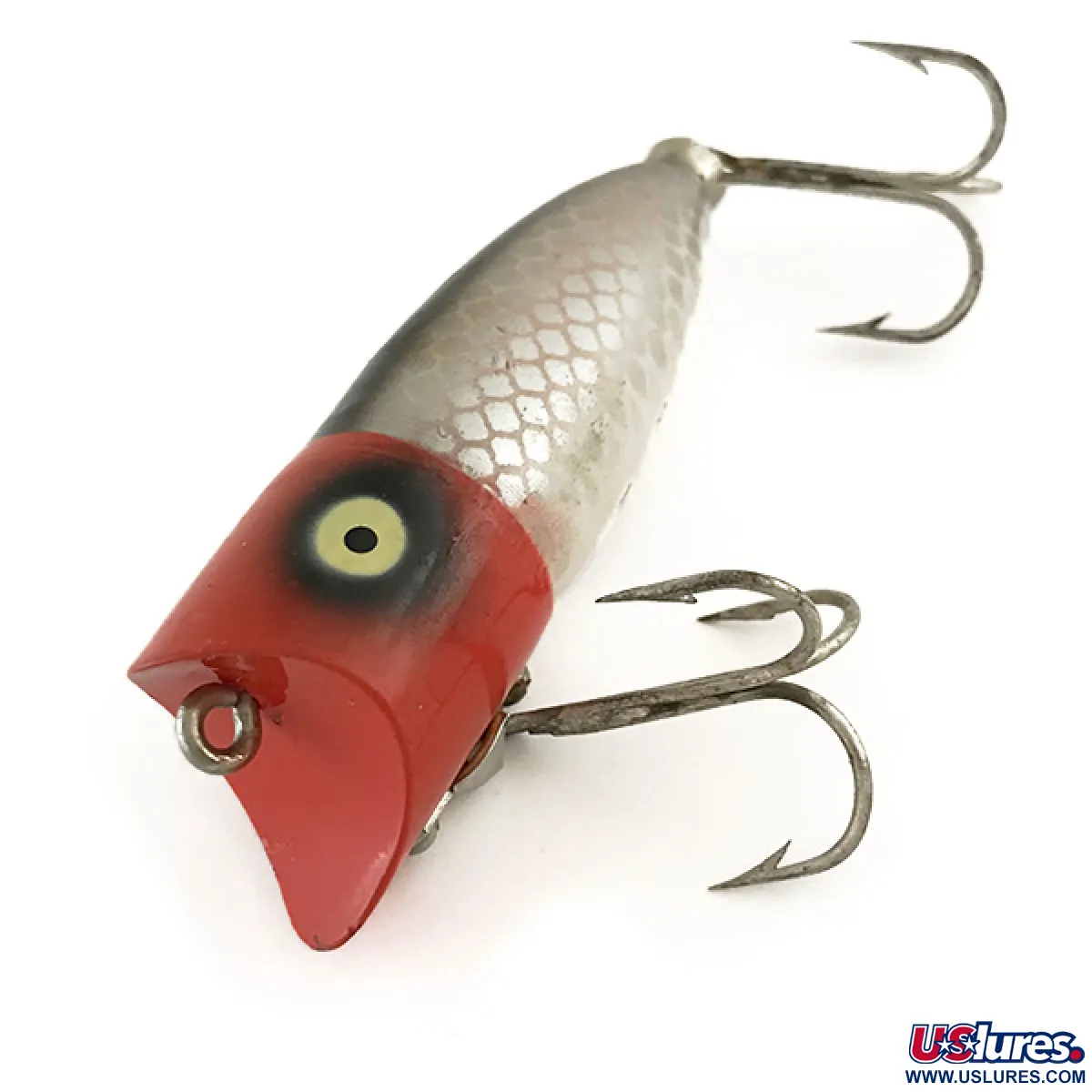 Vintage Heddon Baby Lucky 13, 1/3oz Red / White / Silver fishing