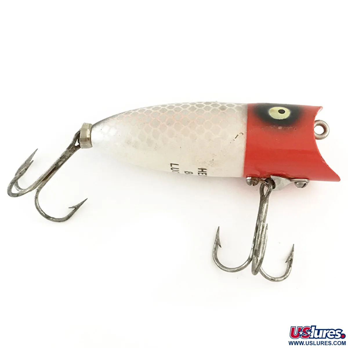 ルアー・フライ HEDDON BABY LUCKY13 Vintage Heddon Baby Lucky 13, 1/3oz Red / White / Silver fishing