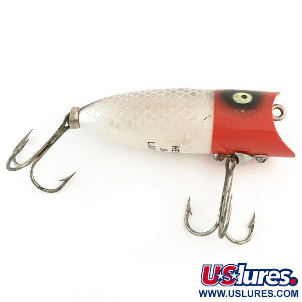 Vintage Heddon Baby Lucky 13, 1/3oz Red / White / Silver fishing