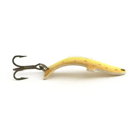 Vintage Acme Phoebe, 3/32oz Brown Trout / Gold fishing spoon #6559