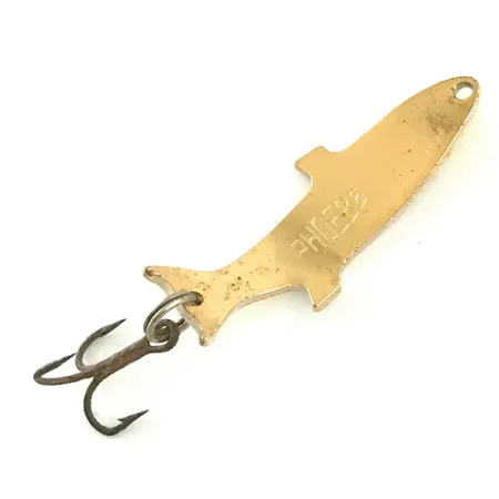 Vintage Acme Phoebe, 3/32oz Brown Trout / Gold fishing spoon #6559
