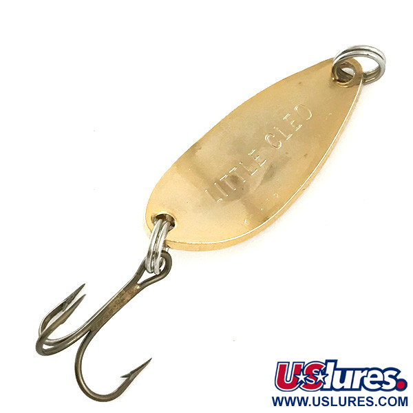 Vintage  Seneca Little Cleo, 3/16oz Gold fishing spoon #6561