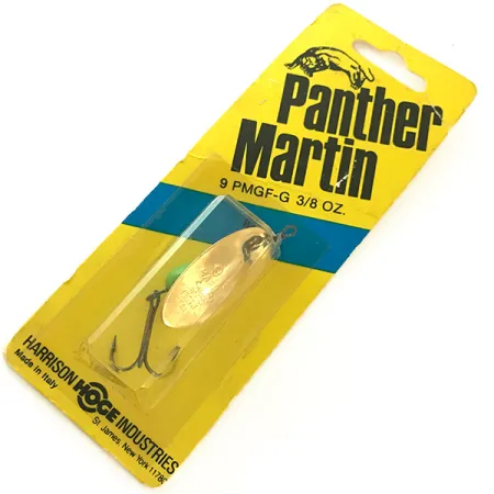 Panther Martin 9, 2/5oz Gold spinning lure #6576