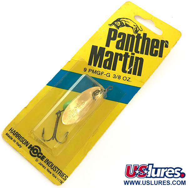   Panther Martin 9, 2/5oz Gold spinning lure #6576