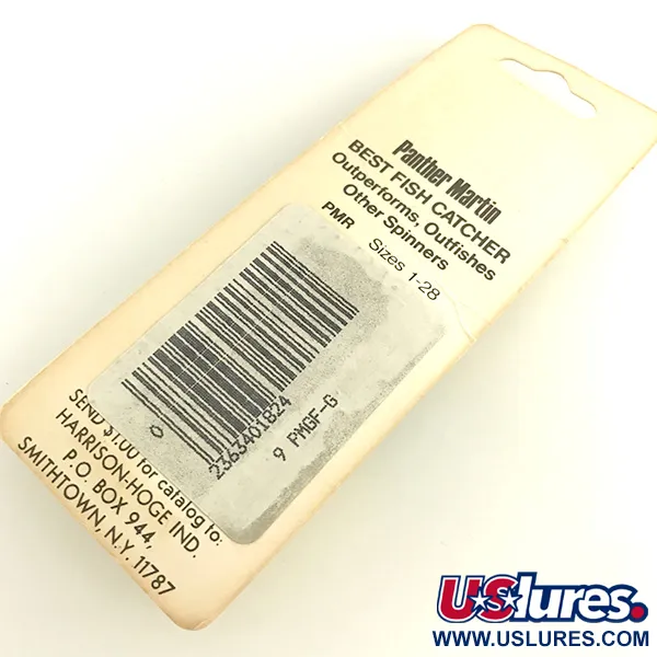   Panther Martin 9, 2/5oz Gold spinning lure #6576