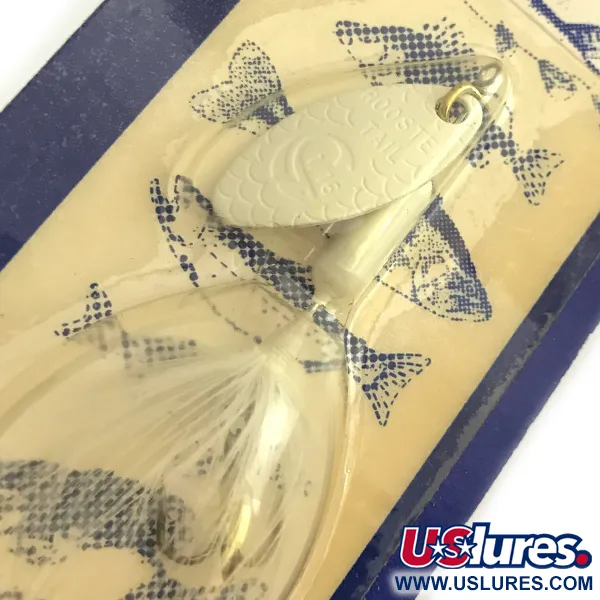  Yakima Bait Worden’s Original Rooster Tail, 1/16oz White spinning lure #6579