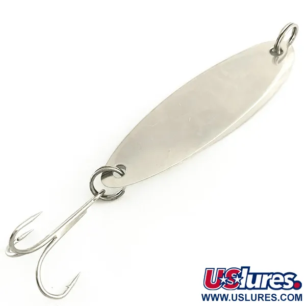 Vintage  Acme Kastmaster , 1/2oz Nickel / Green fishing spoon #6581