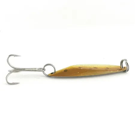 Vintage Acme Kastmaster , 3/8oz Brown Trout fishing spoon #6583