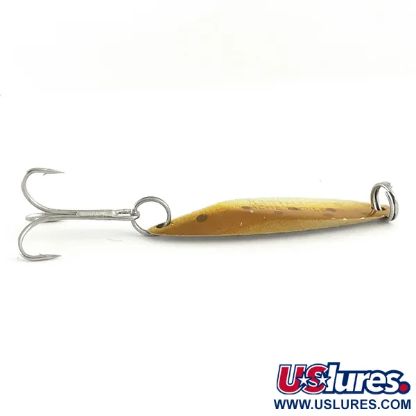 Vintage Acme Kastmaster , 3/8oz Brown Trout fishing spoon #6583