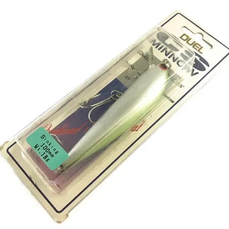 Yo-Zuri/Duel Yo-ZURI Duel CS Minnow, 2/3oz Silver / Green fishing lure #6589