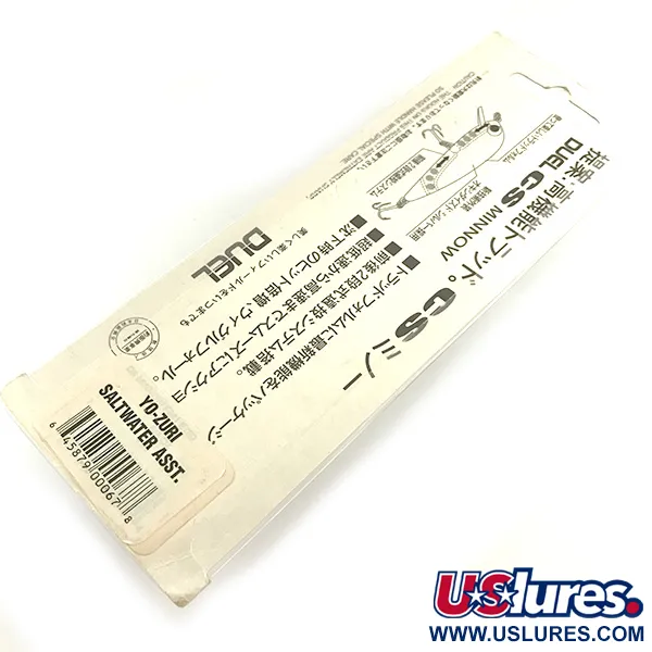  Yo-Zuri/Duel Yo-ZURI Duel CS Minnow, 2/3oz Silver / Green fishing lure #6589