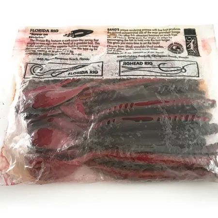 Other Gambler soft bait , Dark Red fishing #6593