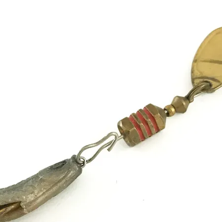 Vintage Mepps Comet Mino 1, 3/16oz Gold spinning lure #6605