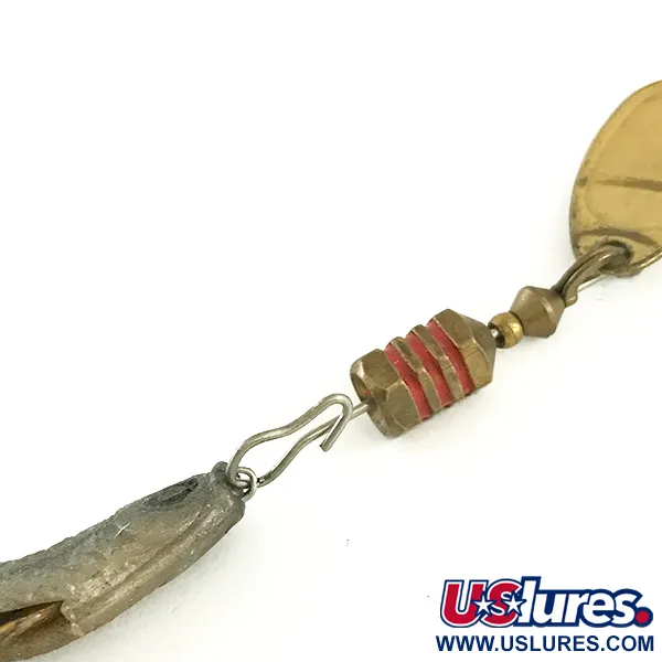 Vintage   Mepps Comet Mino 1, 3/16oz Gold spinning lure #6605