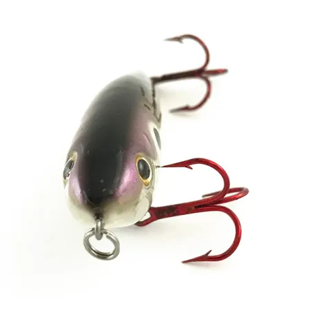 Vintage Heddon Excalibur Spit'n Image, 1/3oz Purple / Gold fishing lure #6619