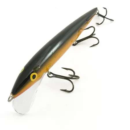 Vintage Rapala Original Floater F18, 3/4oz G Gold fishing lure #6634
