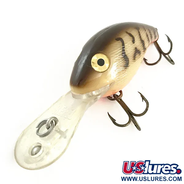 Vintage Rebel REBEL DEEP WEE R, 3/8oz Brown Crawdad (Brown) fishing lure #6635