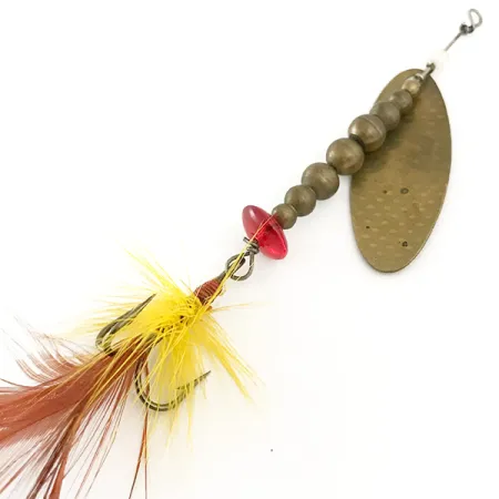 Vintage Renosky Lures Swiss Swing 5, 1/4oz Brass spinning lure #6645