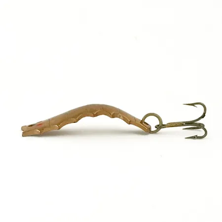 Vintage Al's gold fish Goldfish Helgy, 3/16oz Copper / Red fishing spoon #6650