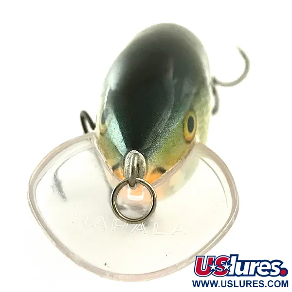 Vintage Rapala Scatter Rap Crank 07, 1/2oz Perch fishing lure #6653