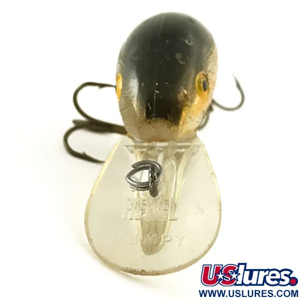 Vintage   Rebel Deep Humpy, 1/3oz Silver fishing lure #6655