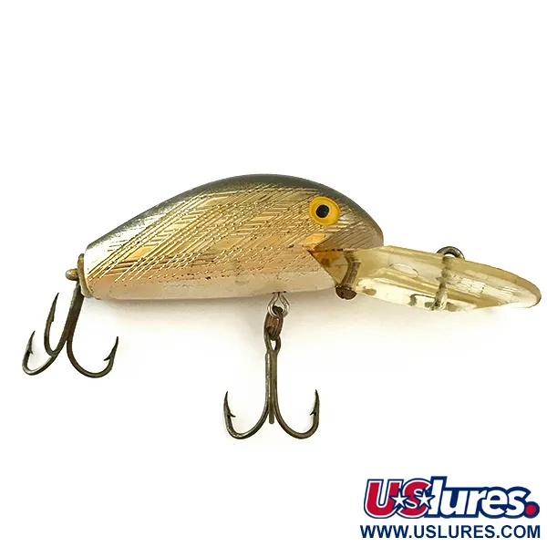 Vintage   Rebel Deep Humpy, 1/3oz Silver fishing lure #6655