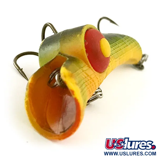 Vintage Rabble Rouser, 3/16oz Yellow / Green / Red fishing lure #6657