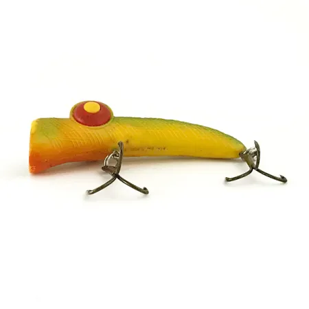 Vintage Rabble Rouser, 3/16oz Yellow / Green / Red fishing lure #6657